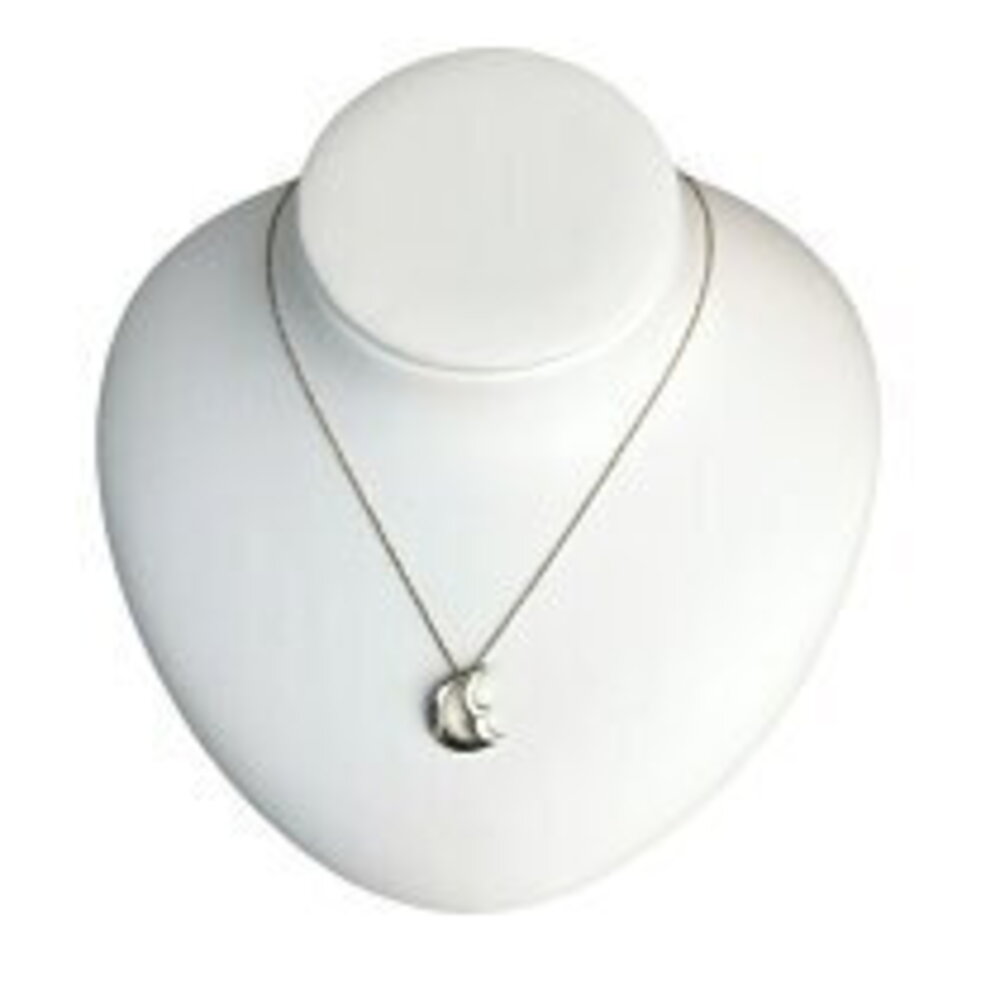 Tiffany Co Crescent Moon Necklace Silver SV Accessory - Picture 6 of 6